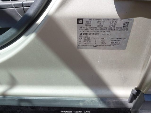 2GNALDEK1E6167096 Chevrolet Equinox Ltz