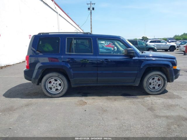 1C4NJRBB5HD165357 Jeep Patriot Sport 4x4