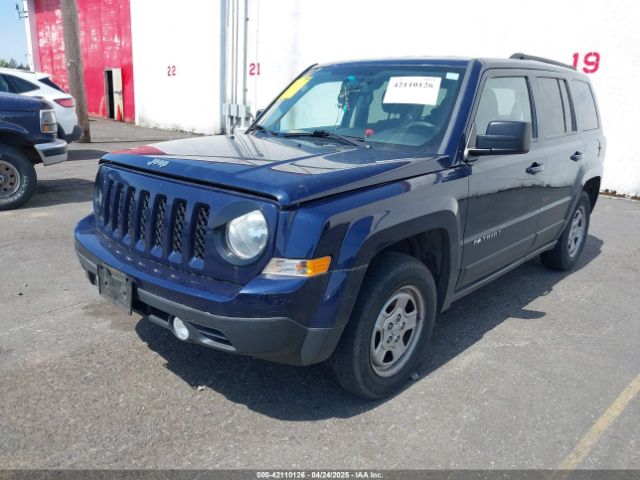 1C4NJRBB5HD165357 Jeep Patriot Sport 4x4