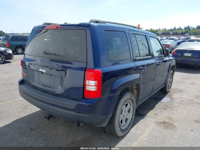 1C4NJRBB5HD165357 Jeep Patriot Sport 4x4