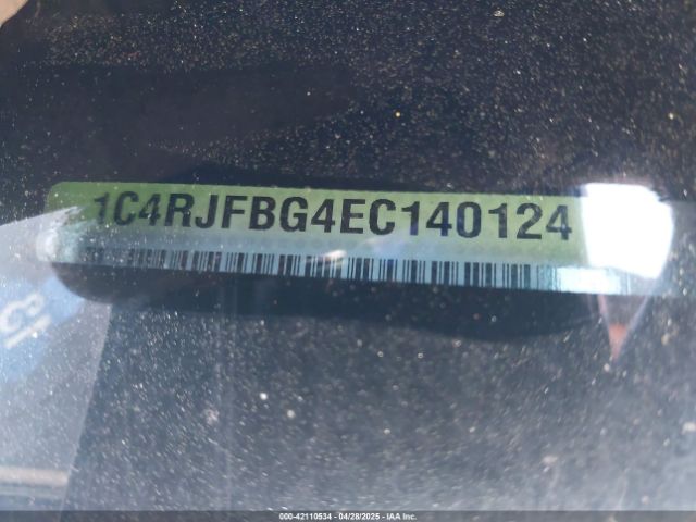 1C4RJFBG4EC140124 Jeep Grand Cherokee Limited
