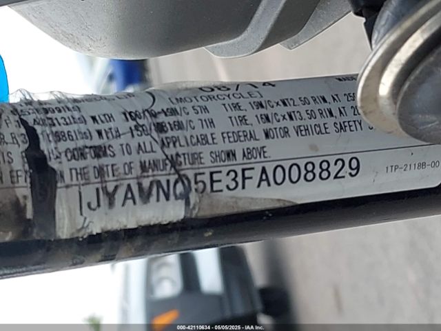 2015 YAMAHA XVS950 JYAVN05E3FA008829 Photo 9