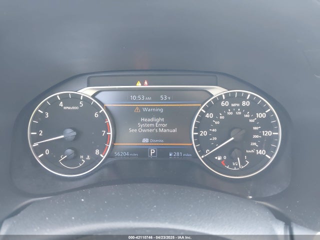 1N4BL4DV6NN328262 Nissan Altima Sv Fwd
