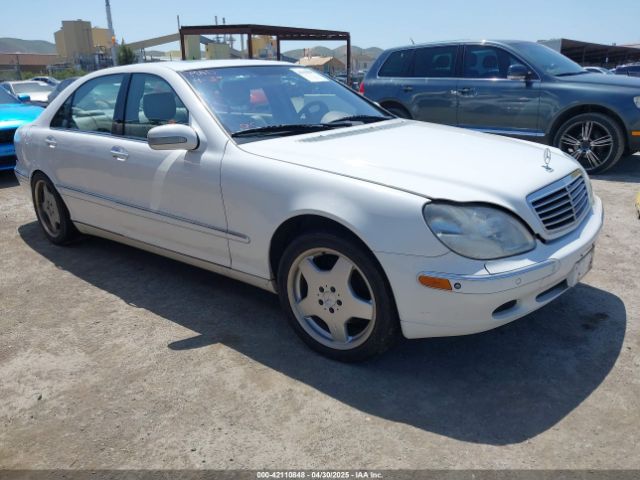2000 MERCEDES-BENZ S 500 WDBNG75JXYA087535