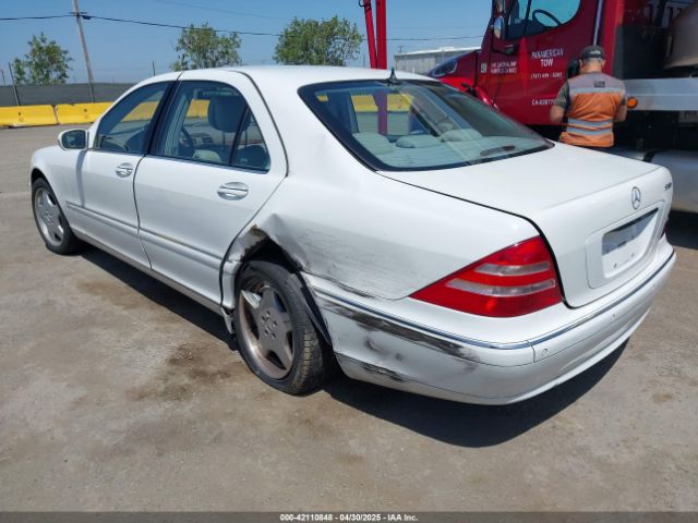 2000 MERCEDES-BENZ S 500 WDBNG75JXYA087535 Photo 2