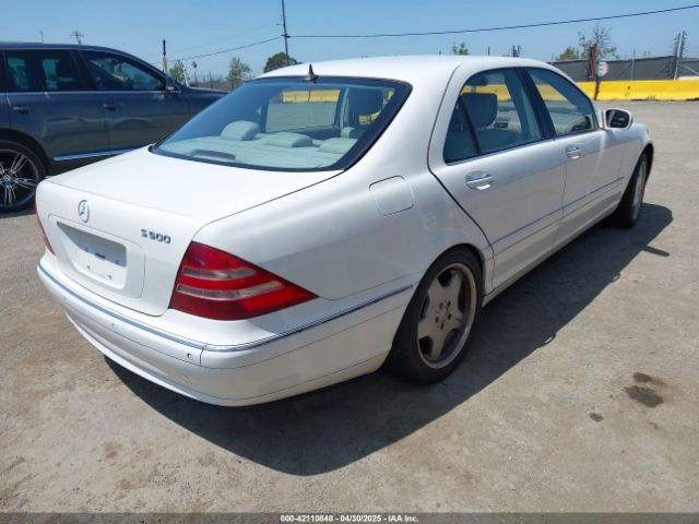 2000 MERCEDES-BENZ S 500 WDBNG75JXYA087535 Photo 3