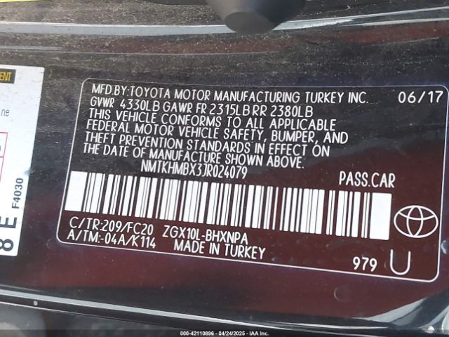 NMTKHMBX3JR024079 Toyota C-HR XLE