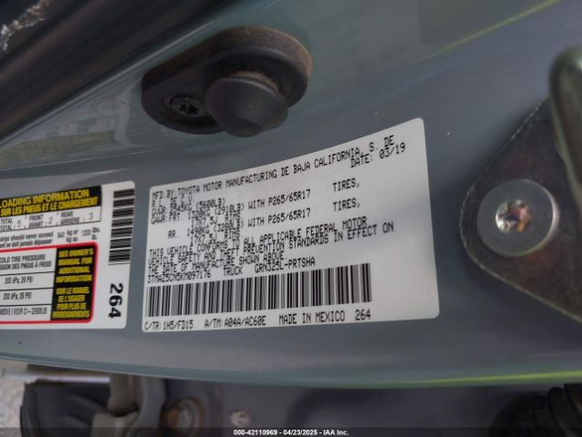 3TMAZ5CN5KM097176 Toyota Tacoma Trd Sport