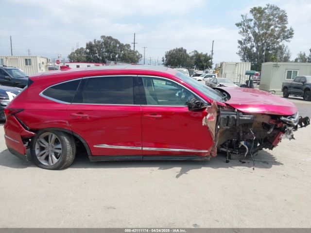5J8YE1H31PL007235 Acura Mdx Standard