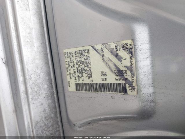 1N4AL3AP7HC188945 Nissan Altima 2.5 Sv