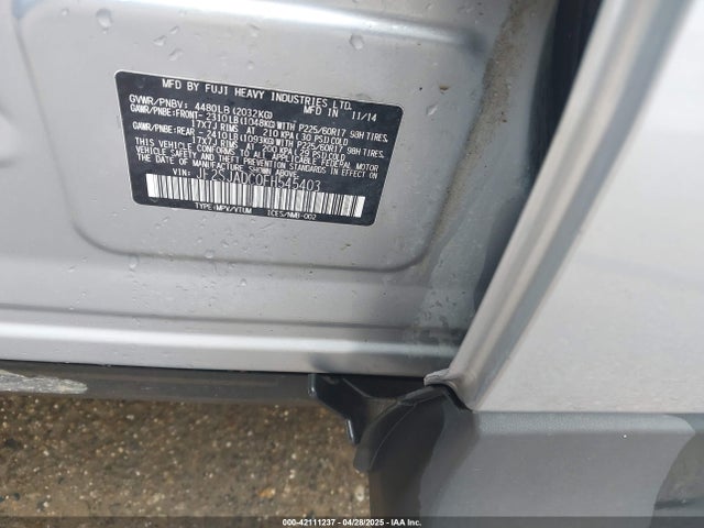 Subaru 2.5na u5 2015 JF2SJADC0FH545403 Image 9