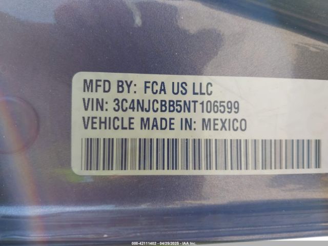 2022 JEEP COMPASS 3C4NJCBB5NT106599 Photo 8