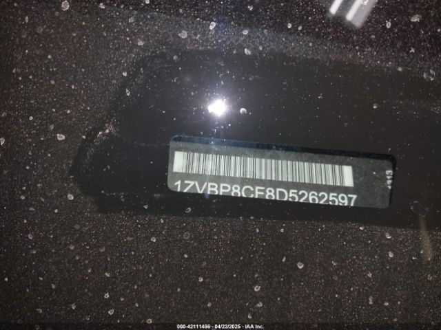 2013 FORD MUSTANG 1ZVBP8CF8D5262597 Photo 8