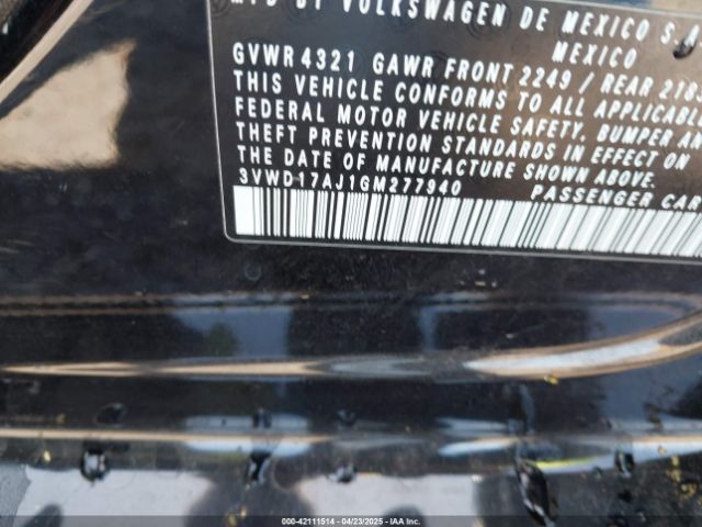 3VWD17AJ1GM277940 Volkswagen Jetta 1.8t Sport