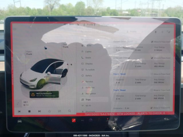 2025 TESLA MODEL Y 7SAYGDED7SA378872 Photo 6