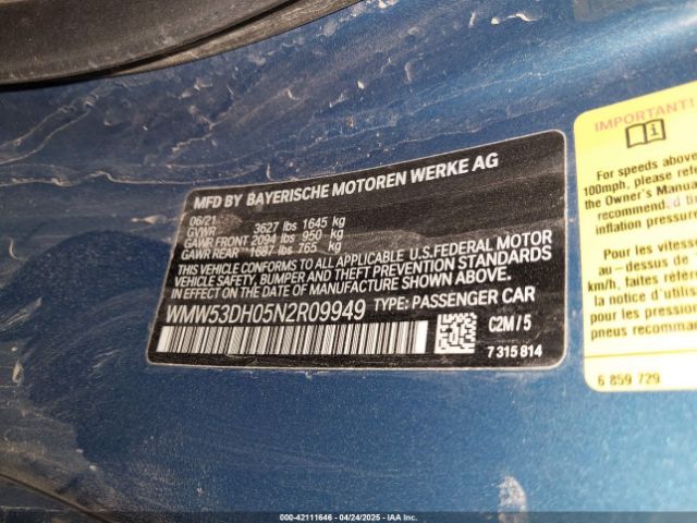 WMW53DH05N2R09949 Mini Hardtop Cooper S