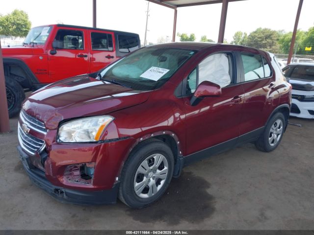 3GNCJKSB2GL158963 Chevrolet Trax 1ls