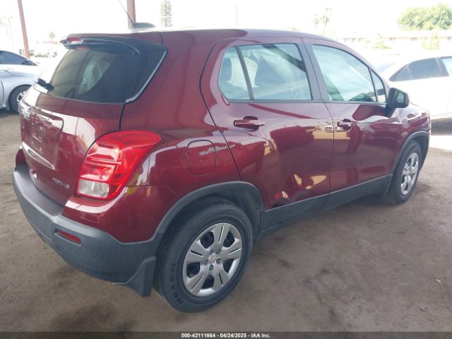 3GNCJKSB2GL158963 Chevrolet Trax 1ls