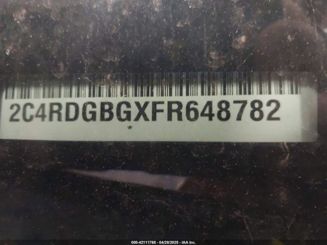 2C4RDGBGXFR648782 Dodge Grand Caravan Se