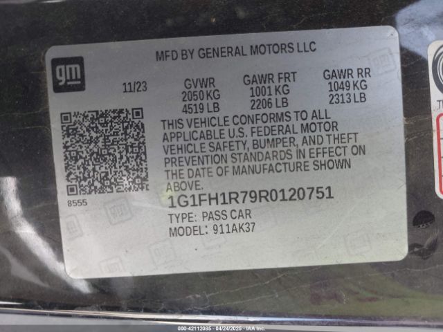 2024 CHEVROLET CAMARO 1G1FH1R79R0120751 Photo 8