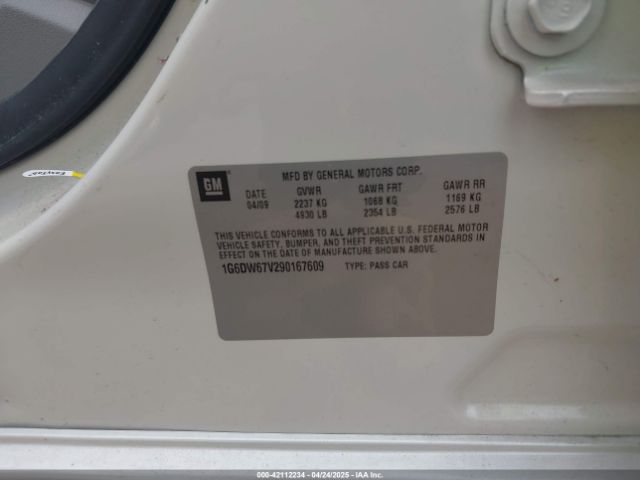 2009 CADILLAC STS 1G6DW67V290167609 Photo 8