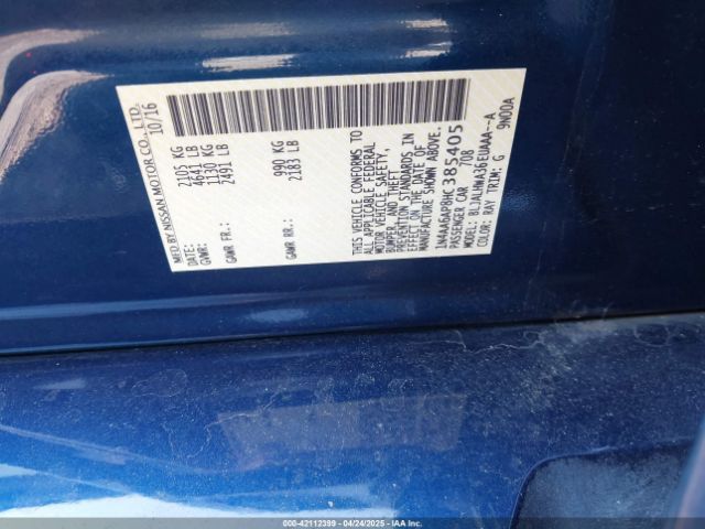 1N4AA6AP8HC385405 Nissan Maxima 3.5 Platinum