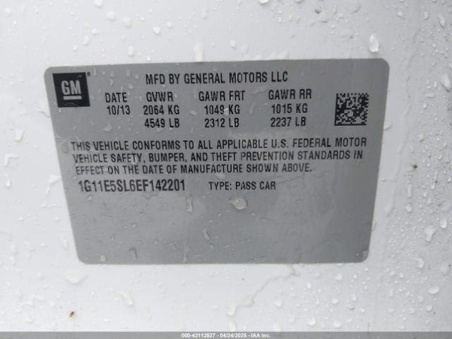 1G11E5SL6EF142201 Chevrolet MALIBU 2LT