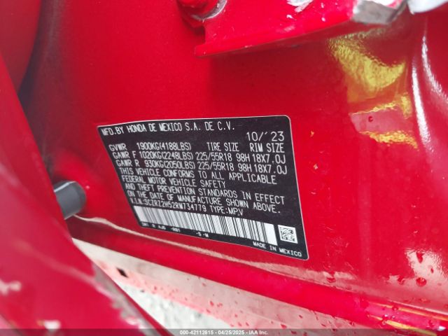 2024 HONDA HR-V 3CZRZ2H52RM734779 Photo 8
