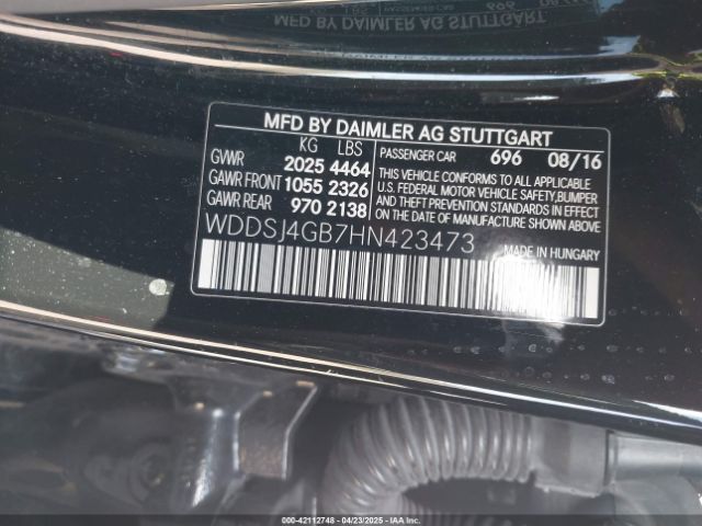 2017 MERCEDES-BENZ CLA 250 WDDSJ4GB7HN423473 Photo 8