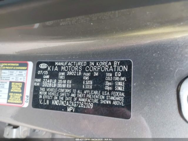KNDJN2A2XG7262109 KIA Soul