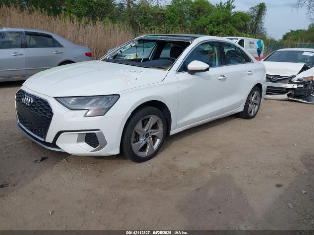 2022 AUDI A3 WAUAUDGY2NA033575 Photo 1
