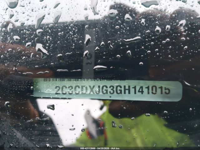 2C3CDXJG3GH141015 Dodge Charger Sxt