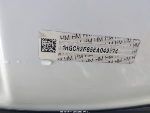1HGCR2F85EA049774 Honda Accord Ex-l
