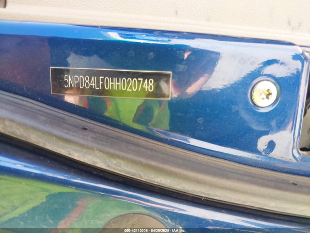 5NPD84LF0HH020748 Hyundai ELANTRA SE