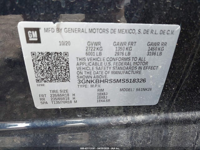 Chevrolet Blazer Awd 2lt 2021 3GNKBHRS5MS518326 Image 9