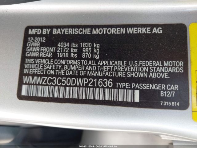 2013 MINI COUNTRYMAN WMWZC3C50DWP21636 Photo 8