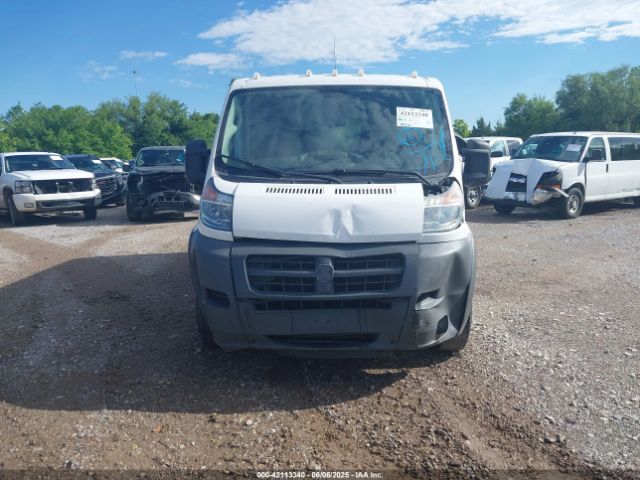 3C6TRVAG5JE117326 RAM Promaster 1500 Low Roof 136 Wb
