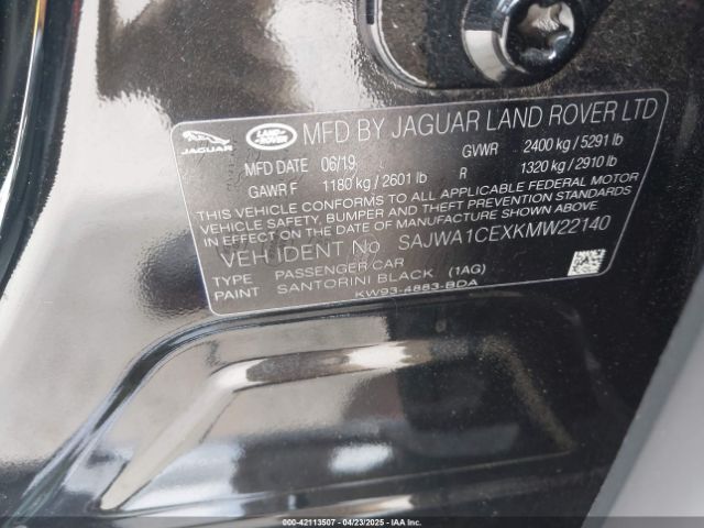 SAJWA1CEXKMW22140 Jaguar s/c ulev