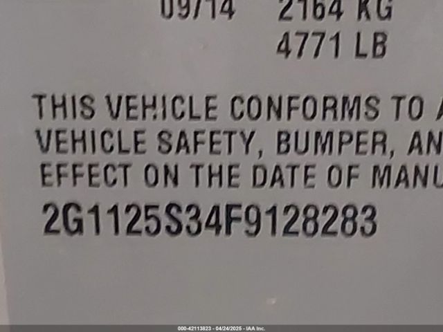 2G1125S34F9128283 Chevrolet Impala 2lt