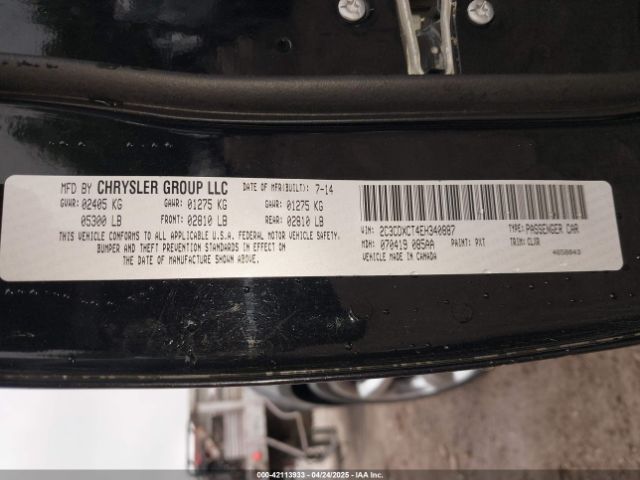 2C3CDXCT4EH340887 Dodge Charger R/t Max