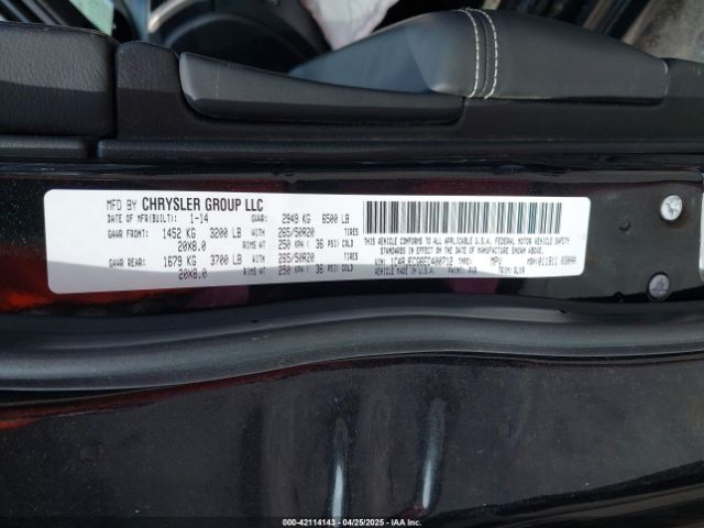 2014 JEEP GRAND CHEROKEE 1C4RJECG6EC400712 Photo 8