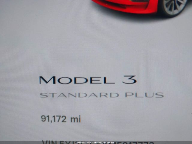 5YJ3E1EAXMF017773 Tesla Model 3 Standard Range Plus Rear-wheel Drive