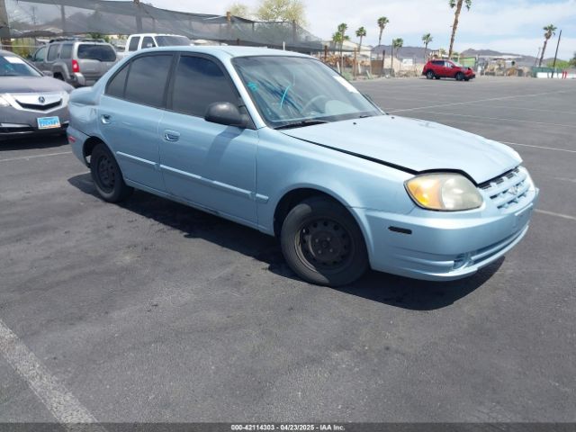 42114303 :رقم المزاد ، KMHCG45C85U591452 vin ، 2005 Hyundai Accent Gls مزاد بيع