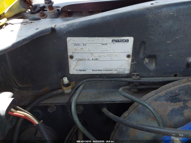 42114310 :رقم المزاد ، FC3S216195 vin ، 1990 Mazda Rx7 مزاد بيع