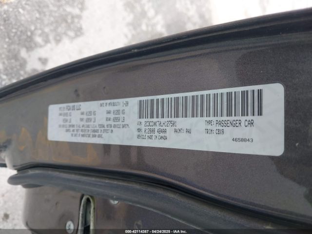 2C3CDXKT0LH127501 Dodge Charger Police Awd