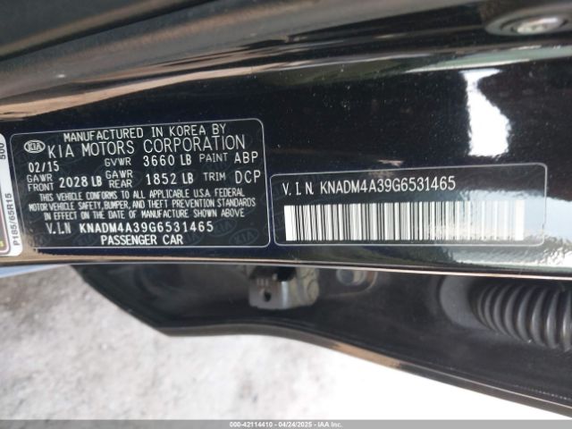KNADM4A39G6531465 KIA RIO LX