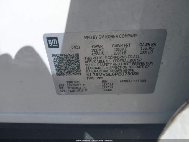 2023 CHEVROLET TRAILBLAZER KL79MVSL6PB178085 Photo 8
