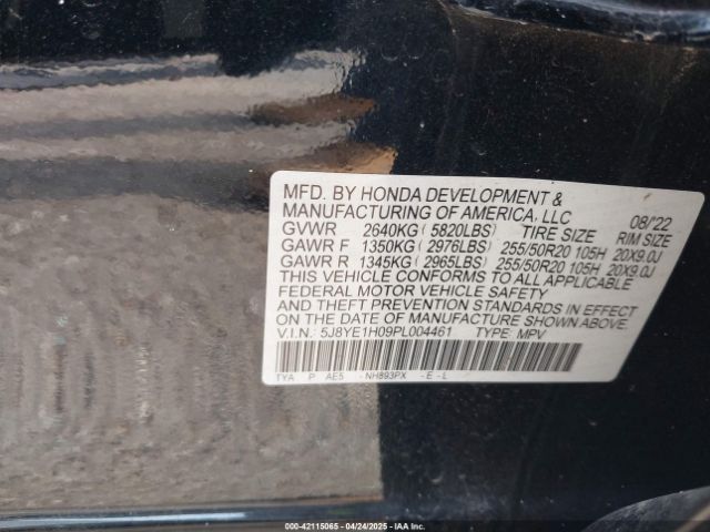 5J8YE1H09PL004461 Acura MDX A-SPEC