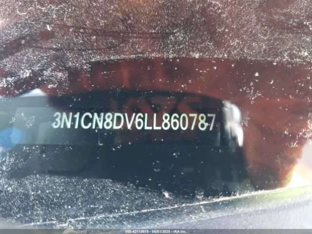 3N1CN8DV6LL860787 Nissan Versa S Xtronic Cvt