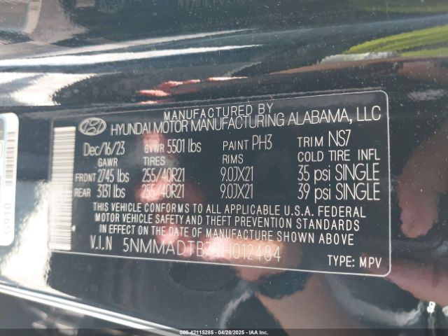 5NMMADTB7RH012484 Genesis Gv70 2.5t Awd